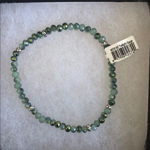 Sage beaded bracelet